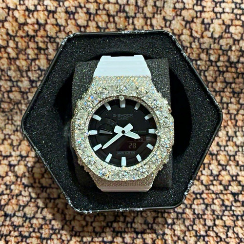 White iced out - iced,
